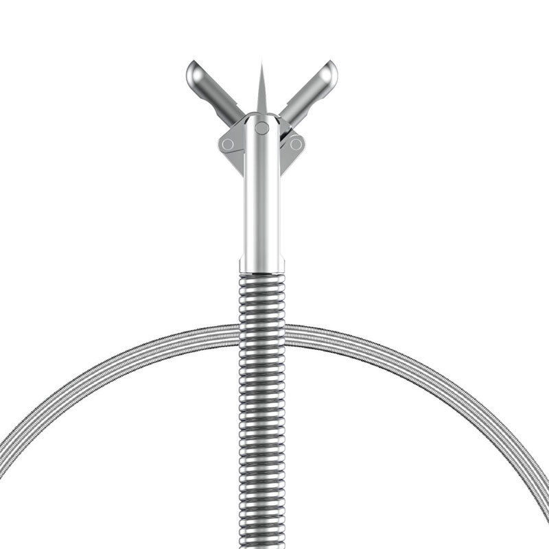 Disposable biopsy forceps uncoated with spike